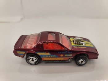 CHEVROLET CAMARO - BLOWN CAMARO Z-28 RED UH RED INT- 1989 HOT WHEELS MALAYSIA