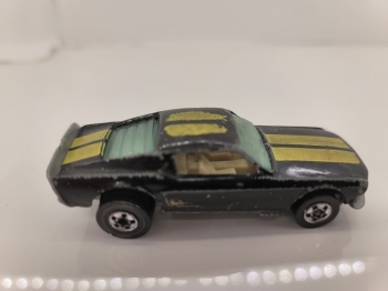 FORD - MUSTANG STOCKER BLACK BW - 1983 HOT WHEELS MALAYSIA