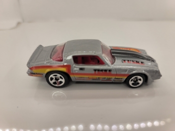 CHEVROLET CAMARO - 1981 CAMARO Z-28 TUSKE SILVER 5SP 35 - 2012 HOT WHEELS MALAYSIA