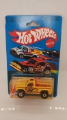 SUPER SCRAPER YELLOW BW - #1129 - 1982 HOT WHEELS MALAYSIA