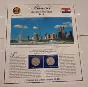 MISSOURI 2003, PCS (MINT) STAMPS & (UNCIRCULATED) COINS,PHILADELPHIA, DENVER,KT99