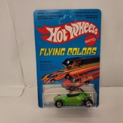 ROCK BUSTER, GREEN, BW, 1980 HOT WHEELS, FLYING COLORS, UNPUNCHED, KONG KONG, KT99