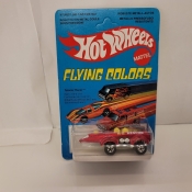 SPACER RACER, RED, BW, 1980 HOT WHEELS, FLYING COLORS, UNPUNCHED, HONG KONG, KT99