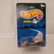 SILVER BULLET, SILVER, UH, #9535, 1987 HOT WHEELS. SPEED FLEET, ULTRA HOTS, MALAYSIA, KT99