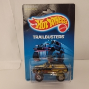 BLAZER 4X4, BLACK, CTS, TRAILBUSTERS, 1989 HOT WHEELS, UNPUNCHED, MALAYSIA, KT99
