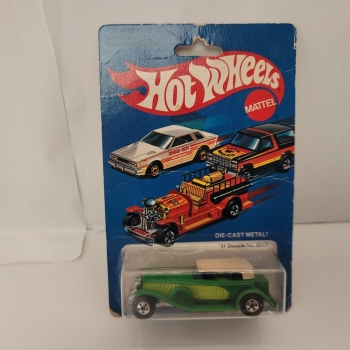 31 DOOZIE, GREEN, BW, #9649, 1982 HOT WHEELS, HONG KONG, KT99