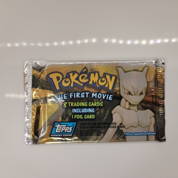 POKEMON THE FIRST MOVIE 8 CARDS, INCLUDING 1 FOIL CARD,2000,SEALED PACKAGE, KT99