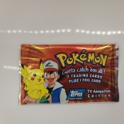 POKEMON TV ANIMATION EDITION 7 CARDS, PLUS 1 FOIL CARD,2000,SEALED PACKAGE, KT99